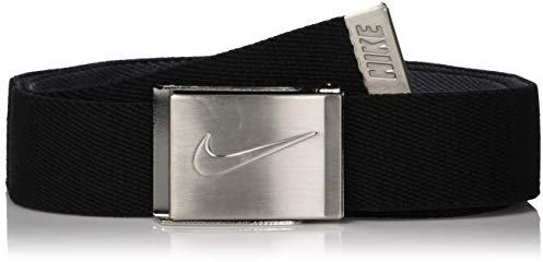 Nike Jungen Wendbares Stretchgewebe Gürtel, Schwarz, Einheitsgröße