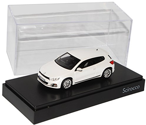 Norev Volkwagen Scirocco III Coupe Weiss Ab Modell 2008 Ab Facelift 2014 1/43 Modell Auto