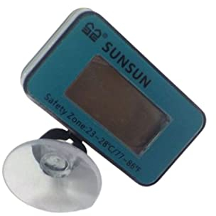 AquaOne Digital Thermometer mit Saugnapf für Süß & Meerwasser geeignet WDJ-02 Temperatur Thermostat Aqua