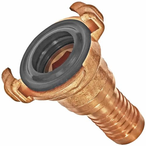 Schnellkupplung aus Messing für GEKA System GK - Kupplung mit Tülle drehbar AußenØ 25mm (1 Zoll)