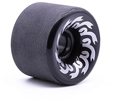BRAVORD Longboard Rollen 70mm 82A PU NJ-70 Profi Skateboard Rollen - 4er Set