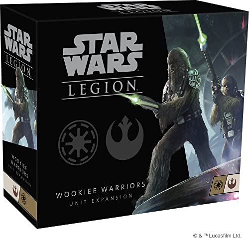 Atomic Mass Games, Star Wars Legion: Rebel Expansions: Wookie Warriors (2021), Unit Expansion, Miniatures Game, Ages 14+, 2 Players, 90 Minutes Playing Time