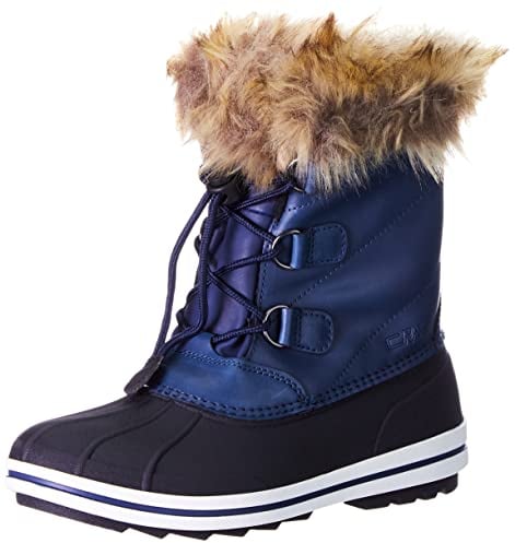 CMP Unisex Kinder Kids Anthilian Snow Boot Wp Walking Shoe, Black Blue, 33 EU