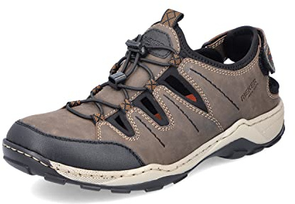 Rieker Herren Trekking Halbschuhe 08085-24 braun Gr. 42