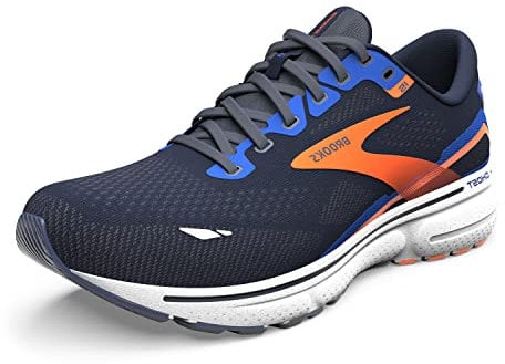 Brooks Herren Ghost 15 Sneaker, Peacoat Orange Surf The Web, 44.5 EU