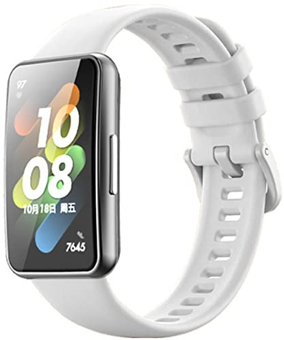 BBZ compatible avec Huawei Band 7 Bracelet de rechange bicolore en TPU compatible avec Huawei Band 7