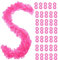 Ruidee 1000 Pieces S Clips Rubber Band Bracelet Hooks Clasps for Loom Bracelets and DIY Bracelet Making（Pink）