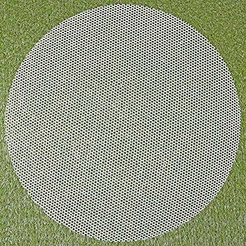 CLGarden Laubschutzgitter Kiesfang 72cm rund für 90cm GFK Springbrunnen Deckel Laubgitter Blättersieb Netz Garten