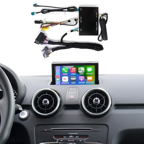 Road Top CarPlay Wireless Modul für Audi A1 2013-2018 Jahr mit RMC System | Wireless CarPlay Android Auto Retrofit Kit Decoder, CarPlay Interface, Unterstützung Mirrorlink, Navigation