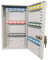 LEOMAR Schlüsselschrank, Schlüsselkasten mit 30 Haken, Schlüsselbox aus Stahlblech, mit Verstellbaren Hakenleisten, Organizer zur Wandbefestigung, Abschließbar, mit Montagematerial, 6 x 20 x 32 cm