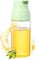 Glass Dressing Shaker 500 ml Dressing Container Salad Dressing Shaker Glass for Serving and Storing dressings (Green)
