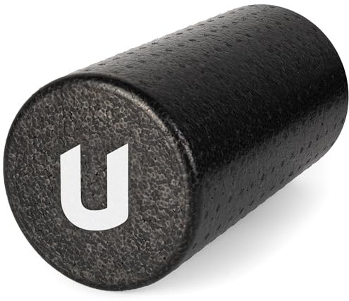 unycos - EPP-Massagerolle, Leichte Schaumstoffrolle, Länge【30 cm, Ø15 cm】Zylinder für Triggerpunkt-Entlastung, Fitness, Pilates, Yoga, Fitnessstudio, Physiotherapie und Entspannung (Schwarz)