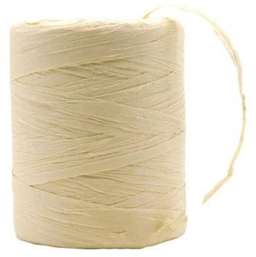 Naisfei Cintas de papel de rafia, 180 m, cinta de papel natural, cinta de regalo, para envolver regalos, tejidos, decoración y jardinería, manualidades