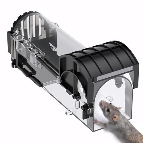 Mouse Trap Rat Rodent Trap Humane Mouse Trap for Indoors and Outdoors Easy to Use No Kill Rat Trap