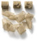 CHUQING Hellbraun Geschenkband Breit 25 mm x 6,3 m Organzaband Schleifenband Dekoband Seidenband Hochzeit