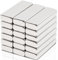 MIN CI 18Stück Neodym Magnet Extra Stark, 30x10x5mm Magnet Flach Stark Mini Magnete Kleine Starker Magnete Rechteckige Magneten für Magnettafel Kühlschrank Whiteboard