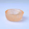 AUOU 1 cuenco de selenita naranja natural de cuarzo, cuadrícula de cristal de cuarzo, multiestilo, para decoración del hogar, regalos