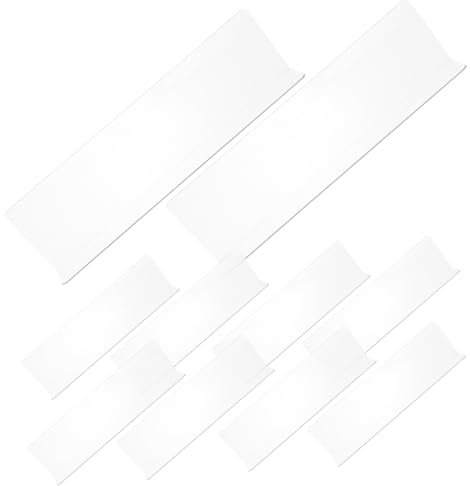 Hohopeti 10St Kleiderteiler Schrankteiler Supermarkt Regaltrenner Klare Trennwände für den Schrank vertikales kunststoffregal Klebeband Trennwände aus Pappe für Kartons Kommodenteiler