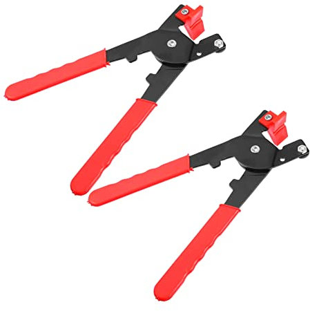 OSALADI 2 Pièces Pinces Coupantes Poignées Outils Poignée Kits D'Outils De Meulage Pinces En Acier Pinces Manuelles Coupe-Carreaux Grignoteuse De Carreaux Outils De Carrelage Pince