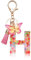 OSDUE Schlüsselanhänger für Damen, Alphabet Schlüsselanhänger, Mädchen Schlüsselanhänger, Rosa Schlüsselanhänger, Schmetterling Schlüsselanhänger Buchstabe für Frauen Mädchen Geburtstag Geschenke, H