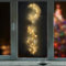 Sunshine smile Ramadan Deko Lichterkette,LED Sterne Weihnachtsbeleuchtung,Lichterkette Innen,Rattan Mond Sterne Lichterkette Deko,Stern Fenster Beleuchtet mit Batteriebetriebene