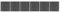 Sufrk Zaunelement Set WPC 1045x186 cm Sichtschutzzaun Garden Fence Sichtschutz Zaunelemente Sichtschutz Zaun Schwarz