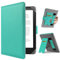 HoYiXi Universal Hülle für 6.8'' / 7 Paperwhite/Pocketbook/Tolino/Sony eReader Kompatibel mit/Kobo Clara HD/Kobo Clara 2E Leder Schutzhülle,6.8 Kindle Cover Case,Cyan