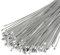 Fascette stringicavo lungo in acciaio inox, 300 mm, 100 pezzi per recinzioni a rete metallica, 11,8 pollici, in metallo color argento, fascette autobloccanti in acciaio inox per legare cavi,