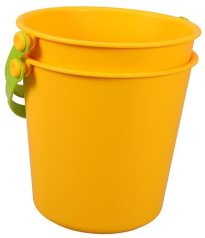 KONTONTY Juguetes De Playa Multiusos para Niños Y Niñas Cubo De Agua Y Arena 2 En 1 para Divertirse Al Aire Libre Color Aleatorio