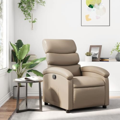 Xichuzi Relaxsessel Cappuccino-Braun Kunstleder, Relaxsessel, Fernsehsessel, Kinosessel, Gaming Couch - 371719