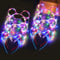 Sunshine smile 12 Pcs Mouse Ears Haarreif LED,Leuchtender Haarreif,Kopfschmuck Leuchtend,Leuchtkranz Haare,Lichterkette Haare Schlager,Haarreifen Beleuchtet Party