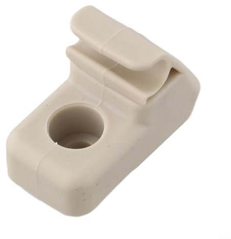 Violiica Supporto per aletta parasole Fiat Grande Punto 735411088 beige ABS interno accessorio di facile installazione resistente all'usura (1)