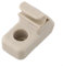 Violiica Supporto per aletta parasole Fiat Grande Punto 735411088 beige ABS interno accessorio di facile installazione resistente all'usura (1)