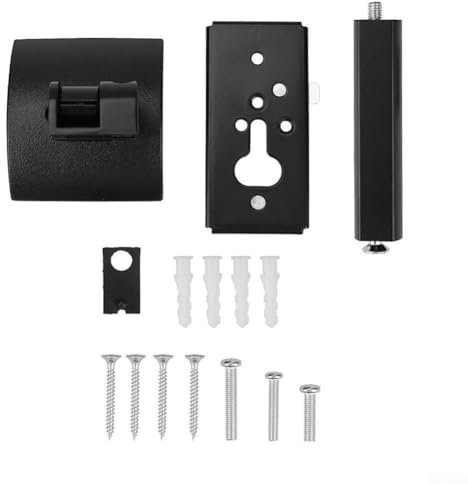 wenyouya Supporto da parete per altoparlante Bose, compatibile con UB-20 II, ST535, ST525 e altri, struttura in ABS, nero/bianco, include kit hardware (nero)