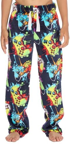 Undercover Boys Fleece Lounge Pants 15C708 Navy Gamer 11-12 Years