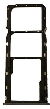 Generico Vassoio Compatibile con OPPO A40 CPH2669 Carrello tray porta scheda nano Sim1 + SIM 2 + SLOT SLITTA Alloggio Memoria Micro Sd (Nero Sparkle Black)