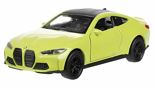 Toi-Toys BMW M4 Modellauto 11,7cm aus Metall mit Rückzug Modell Auto Spielzeug Geschenk 4-Varianten 20 (Grün)