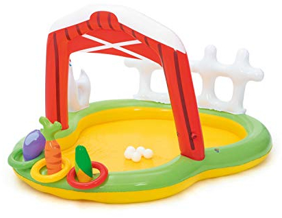 Bestway- Play Center Fattoria con Spruzzo, 175 x 147 x 102 cm, 53065