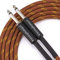 Urbanphonics Professionelles Instrumenten Kabel | für E-Gitarre, Bassgitarre, Keyboard | Geflochtener Tweed von höchster Qualität | 1/4 direkt Standard Buchse zu Buchse | kupferfarbenen | 3 m (10 Fuß)