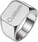 Custom4U Bague pour Homme Personnalisé Prénom Acier Inoxydable à Graver Prénom et Texte Taille 62