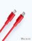 tizi flip Ultra USB-C to Lightning Cable (50 cm, Red), Apple MFi Certified, PD Power Delivery Cable for Fast Charging, Compatible with All iPhones from iPhone 8 and iPad