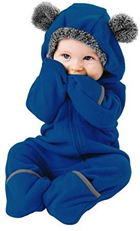 Cuddle Club Tutina Neonato e Bimbo in Pile – Pagliaccetto Neonato e Bimbo Fino a 4 Anni – Pagliaccetto Neonata e Neonato – Pigiama Bimbo Invernale – Abbigliamento Neonato e Bimbo