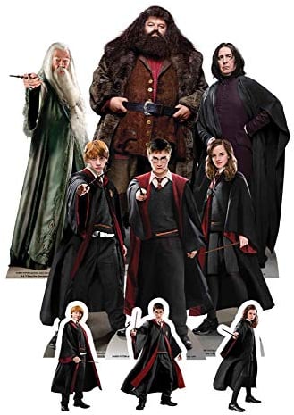 empireposter Harry Potter - Table Tops - Pappaufsteller Standy - 9 kleine Tischaufsteller Partydeko