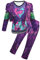 N /A Descendants 3 Komisch Kostüm-Set, Isle of The Lost Halloween Nachkommenschaft Mädchen Cosplay Kostüm für Erwachsene Kinder Lustiges Geschenk 3pcs (purple3pcs, 7-8Jahre)