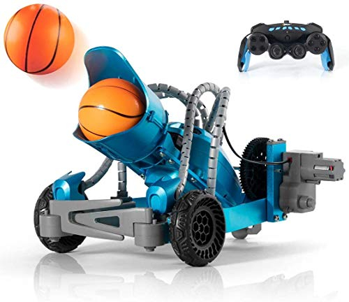 Top Race RC Roboterkatapult mit Fernbedienung – Metall zum Auseinandernehmen Roboterballwerfer/Shooter Arm – Elektrisches Bauset für Ingenieure