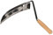 KOTARBAU® Rundsichel 285 mm Sichel Sense Blattsichel Kleinsense Gartensichel Gartensense Handsichel Handsense Sensensichel Kleinsichel