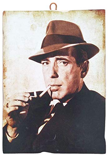 KUSTOM ART Bild im Vintage-Stil Humphrey Bogart aus der Kollektion Druck auf Holz