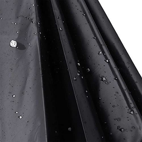 AWSAD Teichfolie, Flexible Fischteichfolien, Teich Undurchlässige Membran, Gärten Pools Membranverstärkte Landschaft, 0,5 mm Dick, 16 Größen (Color : Schwarz, Size : 4x10m)