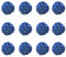 12 Stück Dekorative Rattankugeln Aus Korbgeflecht, Für Vasenfüller, Raumduftzubehör, Haustierspielzeug (Durchmesser 4 cm, Blau)