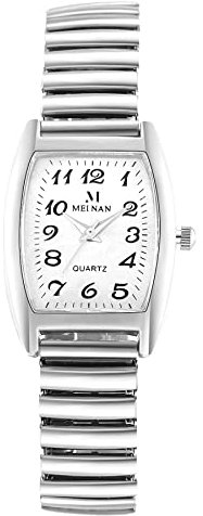 Avaner Armbanduhr Damen Herren Uhren mit quadratische Ultra-klares großes Zifferblatt Modische Damenuhren Herrenuhren mit elastisches Armband Ultra-dünne Quarzuhr für Frauen Männern